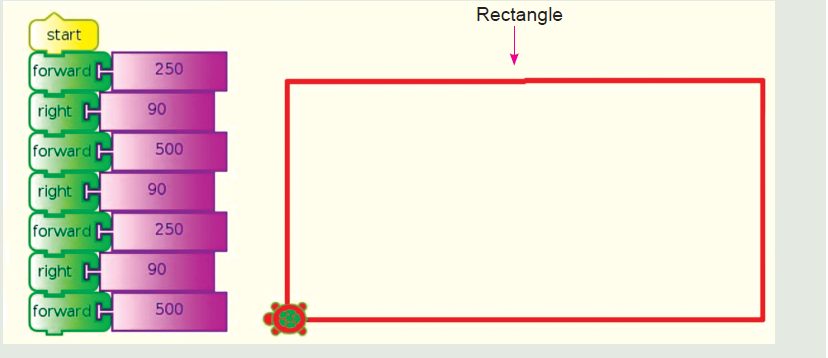 To draw a rectangle
