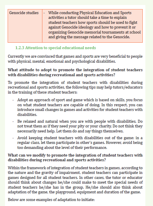 Course: Physical Education and Sports copy 2, Topic: PART I. GENERAL ...